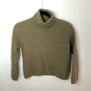 Kenar Green Cashmere Cowl Neck Sweater Medium EUC